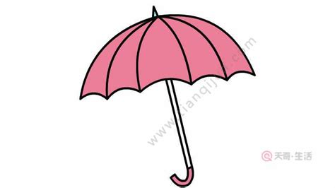雨傘簡筆畫,雨傘簡筆畫簡單又好看縮略圖