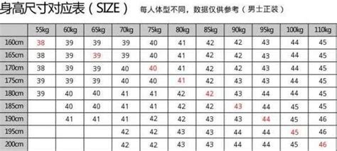 襯衣的尺碼對照表(襯衣的尺碼對照表女士)縮略圖