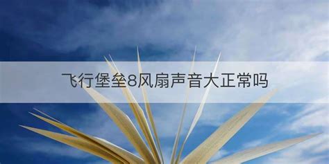 飛行堡壘風扇聲音大而且有噪音,飛行堡壘風扇聲音大而且有噪音 震動縮略圖