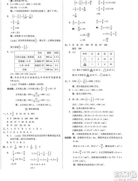 榮德基好卷六年級答案(榮德基好卷六年級答案2023)縮略圖