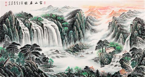 山水畫(huà)掛在客廳的哪個(gè)位置最好,山水畫(huà)掛在家里客廳哪個(gè)位置最好縮略圖