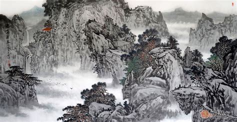 山水畫作品,山水畫作品欣賞圖片縮略圖