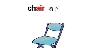椅子英語(yǔ)怎么讀,椅子英語(yǔ)怎么讀chair縮略圖