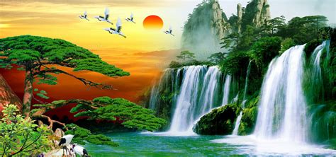 山水畫風景,山水畫風景圖片縮略圖