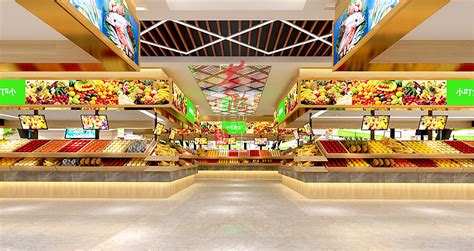 生鮮超市裝修效果圖,生鮮超市裝修效果圖200平米縮略圖